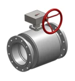 Кран шаровой КШЗ 16-200 РпФХС DN 200 PN 16, сталь 12Х18Н10Т, 10Х17Н13М2Т, 06ХН28МДТ, 14Х17Н2