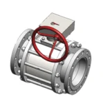 Кран шаровой КШЗ 16-200 РпФХ DN 200 PN 16, сталь 12Х18Н10Т, 10Х17Н13М2Т, 06ХН28МДТ, 14Х17Н2